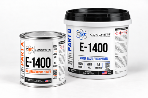 E-1400 Part A and Part B water based epoxy primer kit